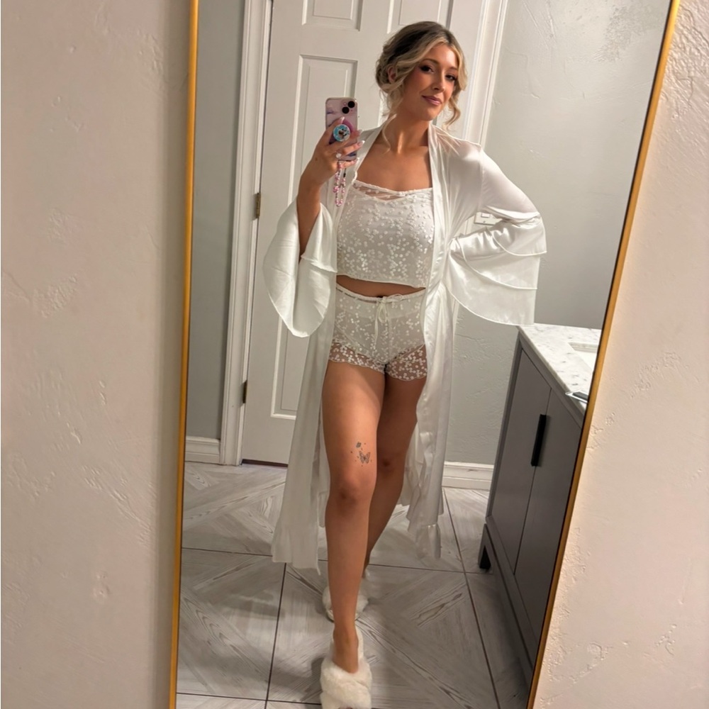 Bride’s Wedding Getting Ready Outfit Set